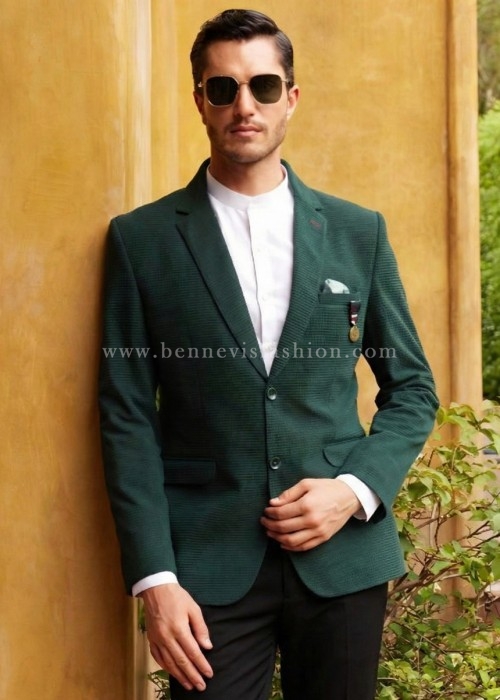 Green Fashion Blazer for Men