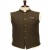 Brown Classic Jute Waistcoat for Men