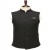 Black Classic Jute Waistcoat for Men 