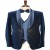 Cotton Velvet Teal Embroidered Suit For Men
