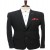 Black Premium-Finish Blazer for Men