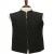 Jet Black Shimmer Crepe Zipper 3 Piece Jodhpuri for Men