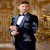 Velvet Navy Blue Hand Printed Embroidered Suit For Men