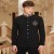 Majestic Black Floral Embroidered Jodhpuri for Men