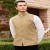 Fawn Classic Jute Bandhgala Waistcoat for Men
