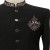 Majestic Black Floral Embroidered Jodhpuri for Men
